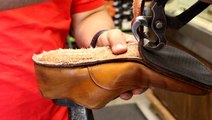 How dress shoes are professionally restored