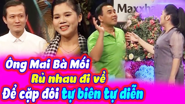 Mặc Ông Mai Bà Mốt Quyền Linh Hồng Vân Rủ Nhau Đi Về Để Cặp Đôi Tự Biên Tự Diễn Vì Quá Hợp Nhau|BMHH