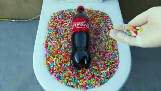 Will it Flush_ - Rainbow Skittles and coca cola Weird Stuff