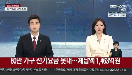 80만 가구 전기요금 못내…체납액 1,463억원