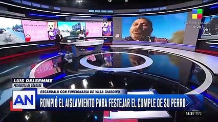 Una funcionaria rompió el aislamiento para festejar cumple de su perra