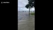 Louisiana coastal area flooded due to Hurricane Sally storm surges