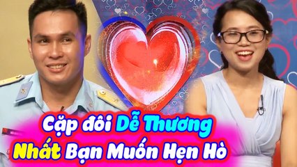 Cặp Đôi Trai Tài Gái Sắc Khiến Cả Trường Quay Chúc Mừng Vì Quá Dễ Thương | Bạn Muốn Hẹn Hò 257