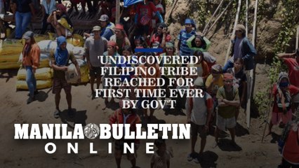 LOOK! ‘Undiscovered’ Filipino tribe reached for first time ever by government