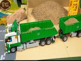 Lego Experimental Cars and Concrete Mixer, Excavator, Dump Truck, Police Cars Toy Vehicles for Kids