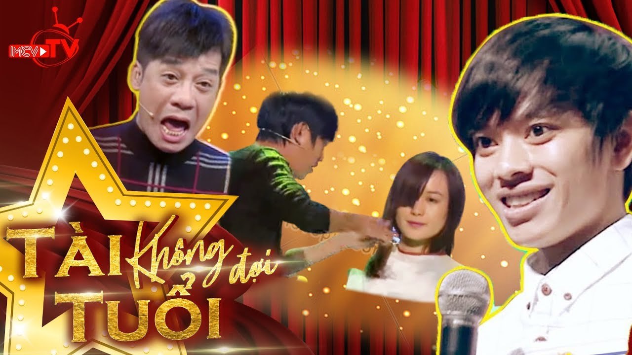 "Con trai Minh Nhí" vừa hát vừa cắt tóc "lừa tềnh" giám khảo