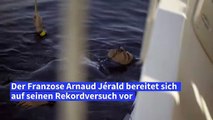 Weltrekord: Franzose taucht 112 Meter tief
