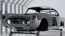 Aston Martin DB5 production resumes after 55 years as build work begins on DB5 Goldfinger continuation cars at Aston Martin Works