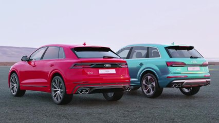 The new Audi SQ7 TFSI and Audi SQ8 TFSI - Sport suspension