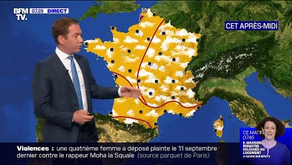 La météo pour ce mercredi 16 septembre 2020