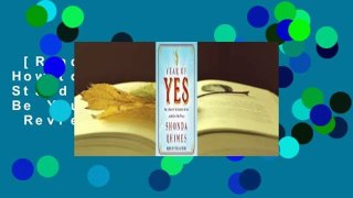 [Read] Year of Yes: How to Dance It Out, Stand In the Sun and Be Your Own Person  Review