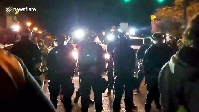 Black Lives Matter protesters face off with police In Rochester, New York