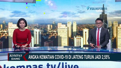 Angka Kematian Covid-19 di Jateng Turun 2,55 Persen