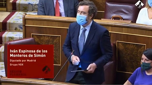 La dura réplica de Calvo a Espinosa de los Monteros: Hablo con usted porque estoy obligada