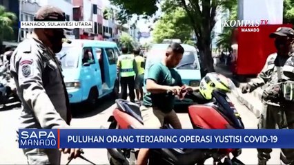 Puluhan Orang Terjaring Operasi Yustisi COVID-19