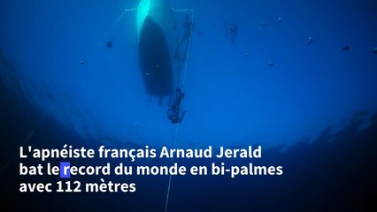 Apnée profonde: une histoire dingue qui finit sur un record à 112 m pour Arnaud Jerald