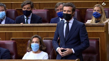 Sánchez reprocha a Casado "la corrupción del PP"