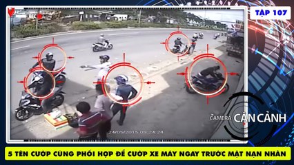 5 TÊN CƯỚP LIỀU LĨNH dàn cảnh cướp xe giữa ban ngày ngay khi NẠN NHÂN CÒN NGỒI TRÊN XE | CCC107