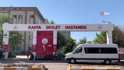 Kirpi hastane bahçesine mesken tuttu
