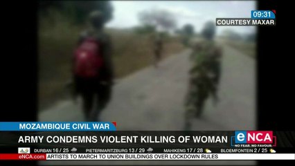 Mozambican army condemns violent killing of woman