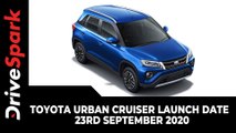Toyota Urban Cruiser Launch Date | 23rd September 2020 | Price Expectations, Specs & Other Details