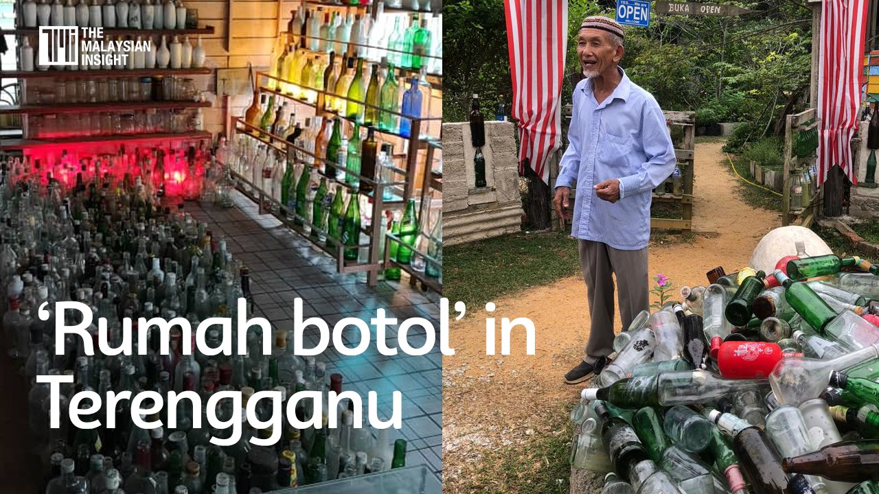 This man built a museum of glass from washed up bottles