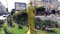 Antalya Altın Portakal Film Festivalin'in 57'nci yılına özel 57 heykel