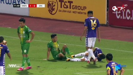 Quang Hải, Thành Chung phô diễn sức mạnh, Hà Nội FC nã 4 bàn vào lưới XSKT Cần Thơ - NEXT SPORTS