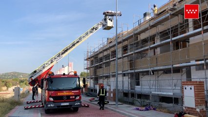 Herido un trabajador al cortarse con una radial en Villanueva del Pardillo (Madrid)