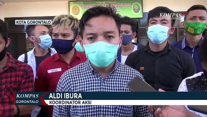 Sidang Bupati Boalemo Atas Kasus Penganiayaan Diwarnai Aksi Demo