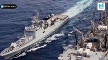 LEMOA Operationalized as INS Talwar refuels with US Navy tanker in Arabian Sea