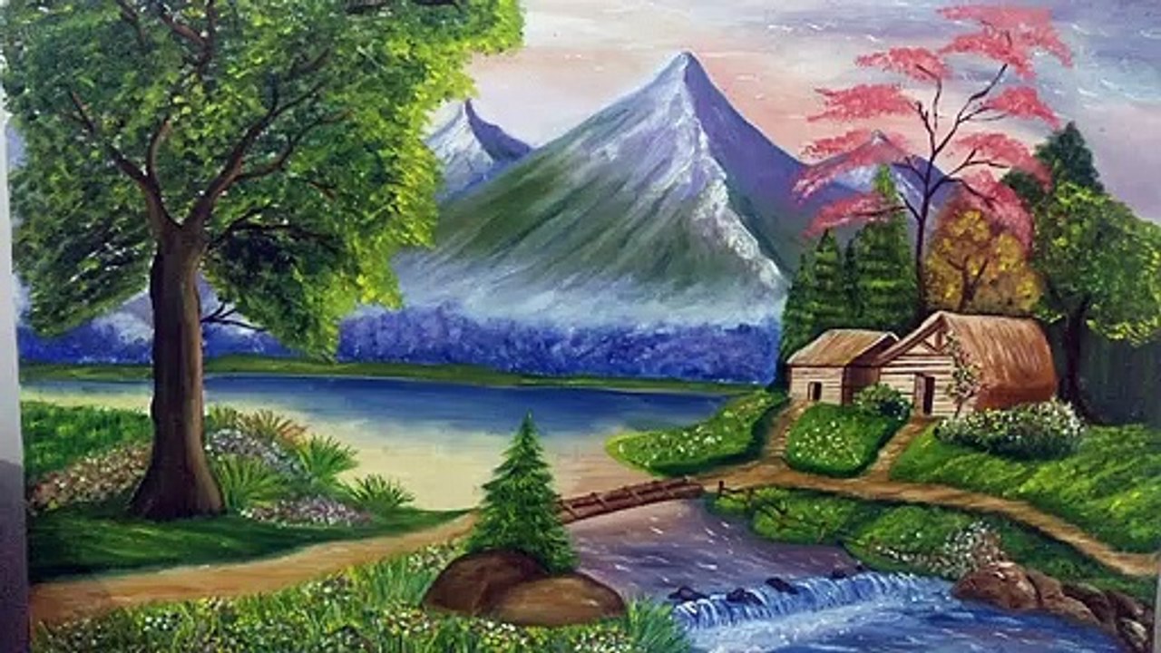 Oil painting by Sana Ali