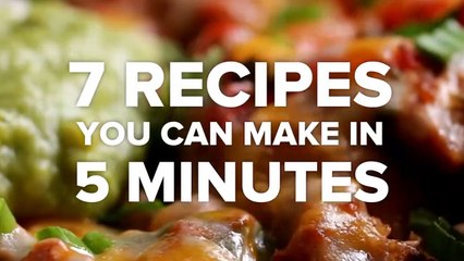 7 easy food recipes anyone can make.