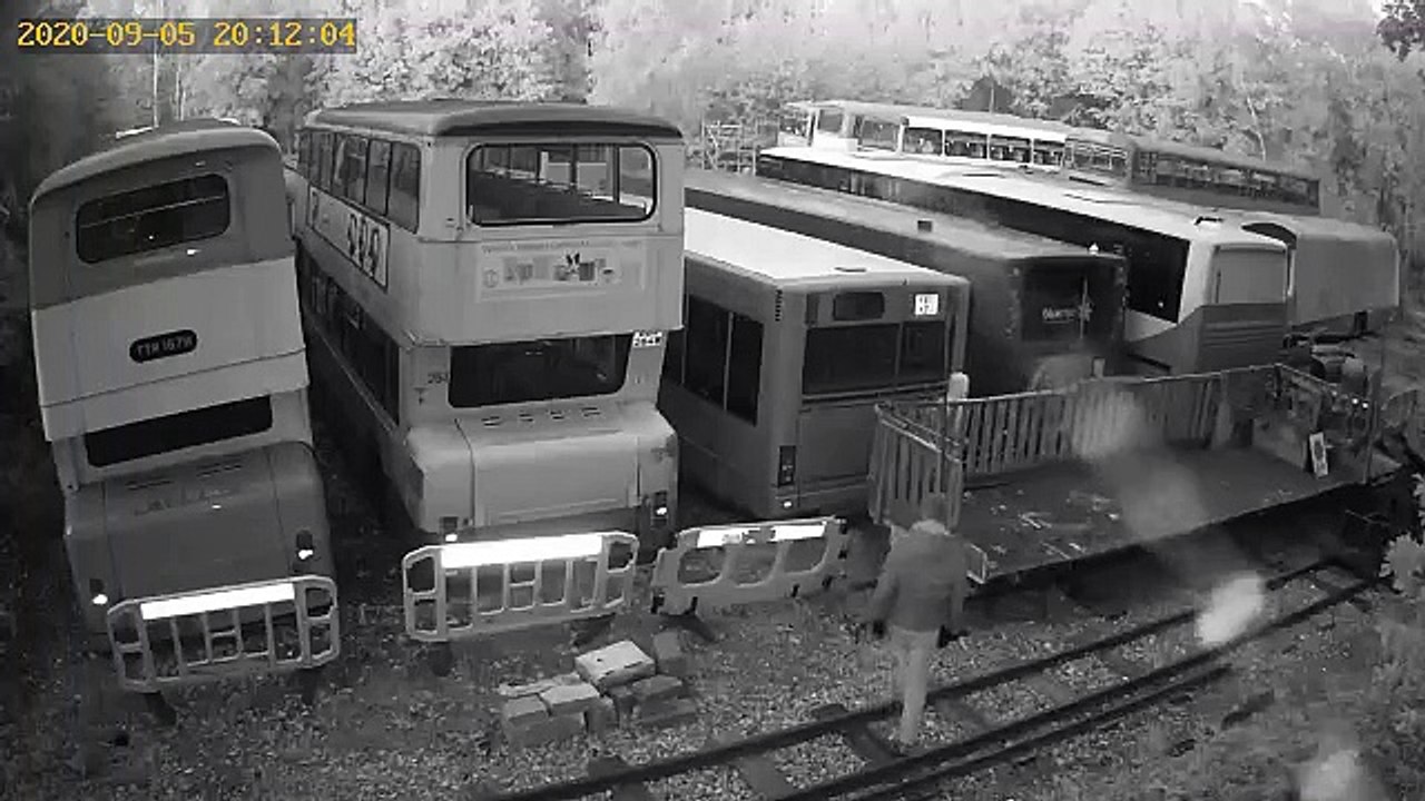 CCTV footage of break-in at Fareham museum