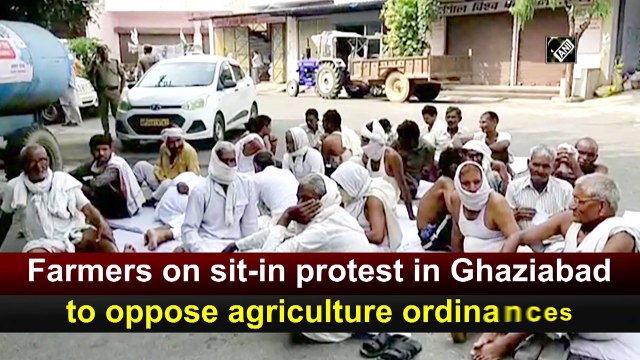 Farmers on sit-in protest in Ghaziabad to oppose agriculture ordinances
