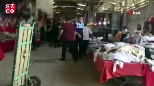 Sakarya’da tezgah açma kavgasında yumruklar havada uçuştu