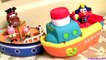 Peppa Pig Pool Party with Captain Elmo & Pirate Mater Bath Water Toys Sesame Street Nickelodeon