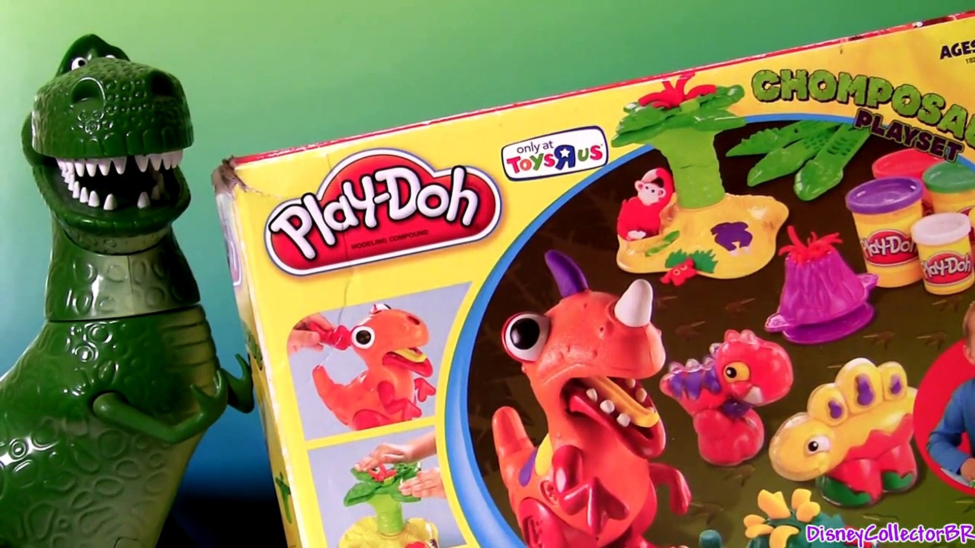 play doh chomposaurus playset