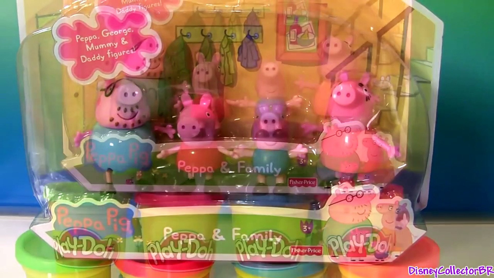 Play Doh Easter Eggs Peppa Pig Tutorial how to Make Peppa Pig Family Easter Eggs with Playdough