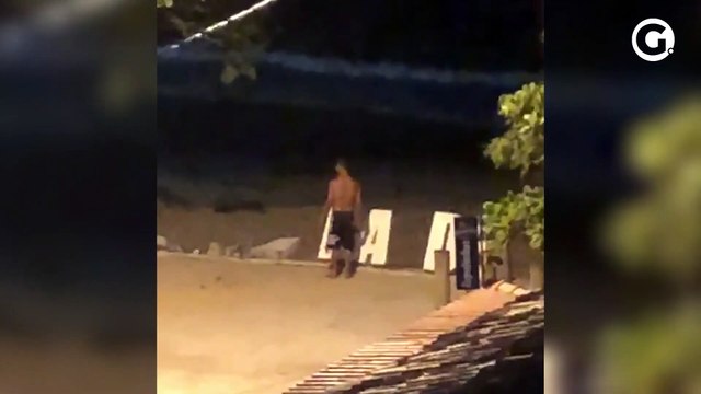 Homem é preso no ES após quebrar letreiro turístico em Praia Grande