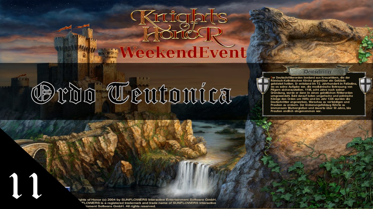Knights of Honor [Ordo Teutonica] Stream E11