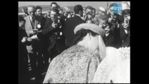 Visite du général de Gaulle, président de la République, dans le Pas-de-Calais, 24 septembre 1959 : Marquise, Calais, Usine des Filés de Calais, Ardres, St-Omer, St-Pol-sur-Ternoise