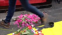 Policías y Guardias Civiles protestan por las palabras de Sánchez sobre el suicidio de un etarra