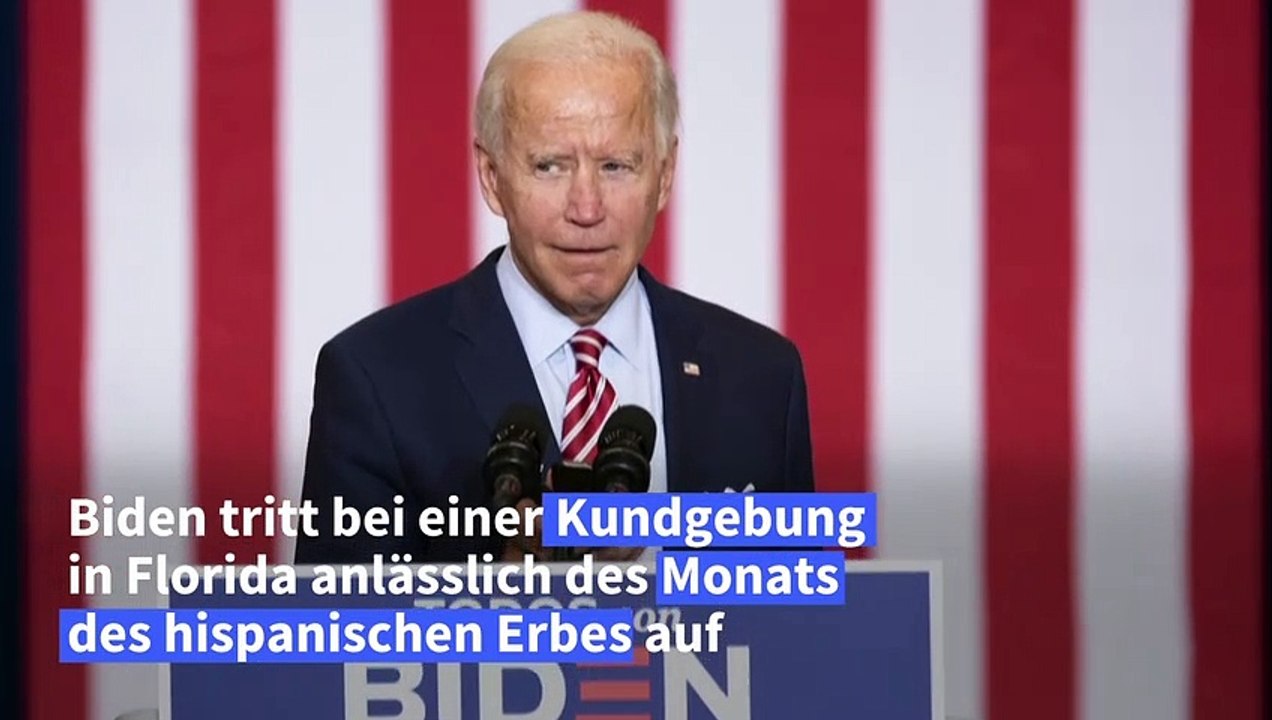 Joe Biden umgarnt Hispanics - und spielt "Despacito"