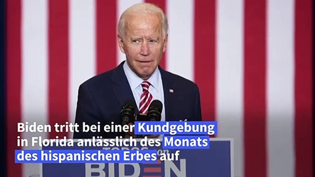 Joe Biden umgarnt Hispanics - und spielt 'Despacito'