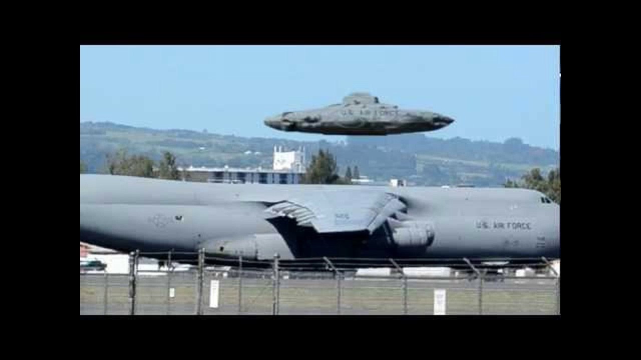 UFO Sightings Air force flying Saucer_ Enhanced Close Up Video Stills!!!