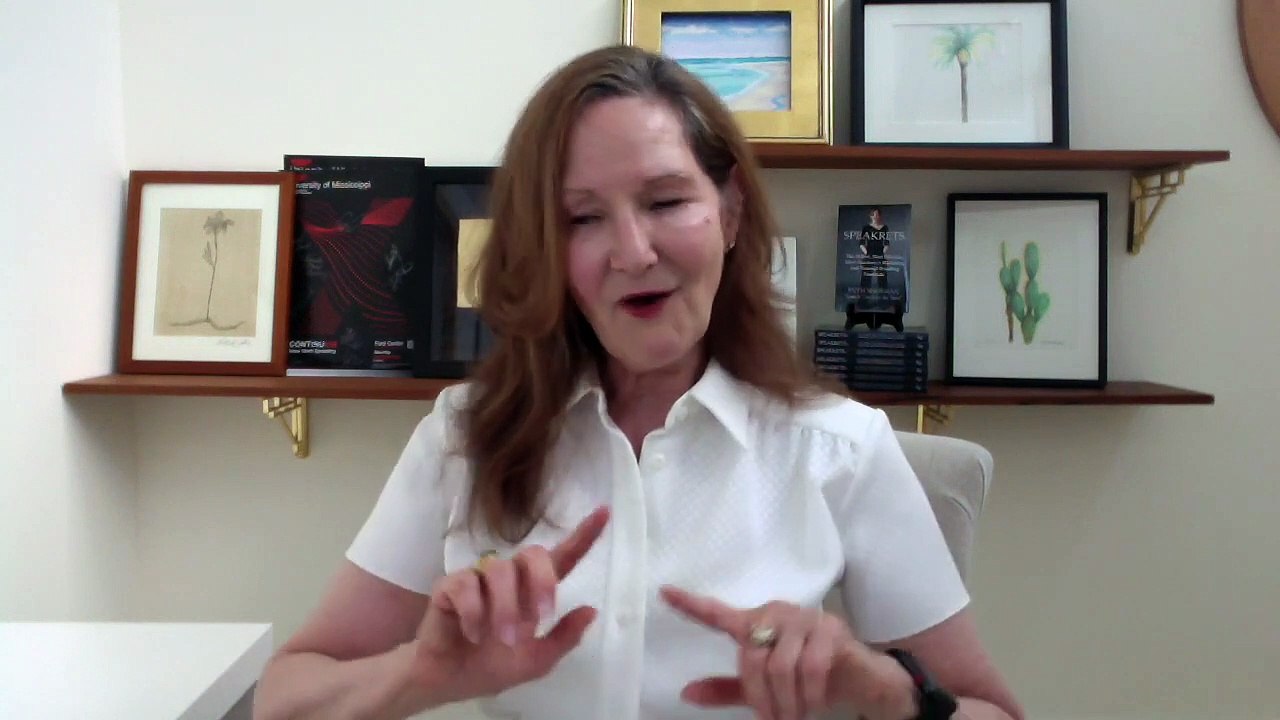 Speech Training Course - AOC Speech Analysis  by Ruth Sherman