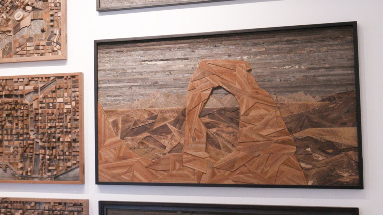 Beautiful Things: Watch Craig Forget Create One of a Kind Artwork from Reclaimed Wood