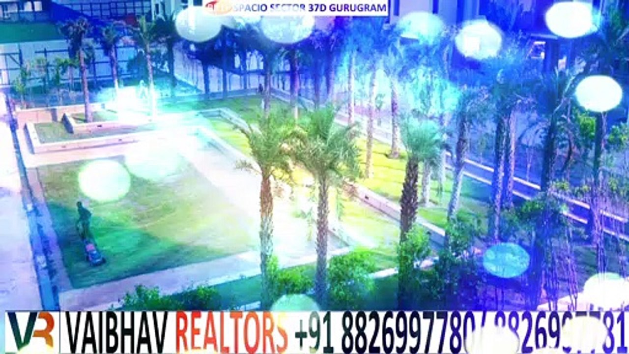 Bptp Spacio  3BHK +Stduy + SQ 1865 Sq,ft  Lower Floor Sec 37D Gurgaon Call +91 8826997780