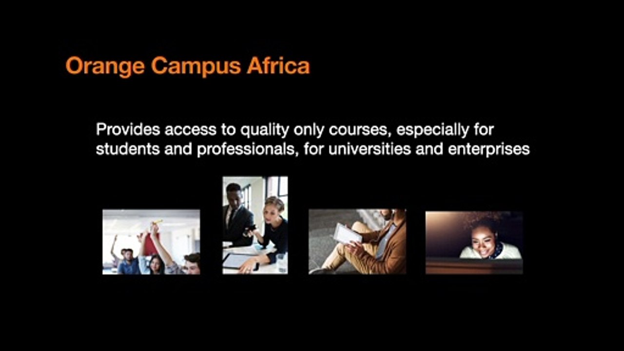 Orange Campus Africa, the African e-learning platform